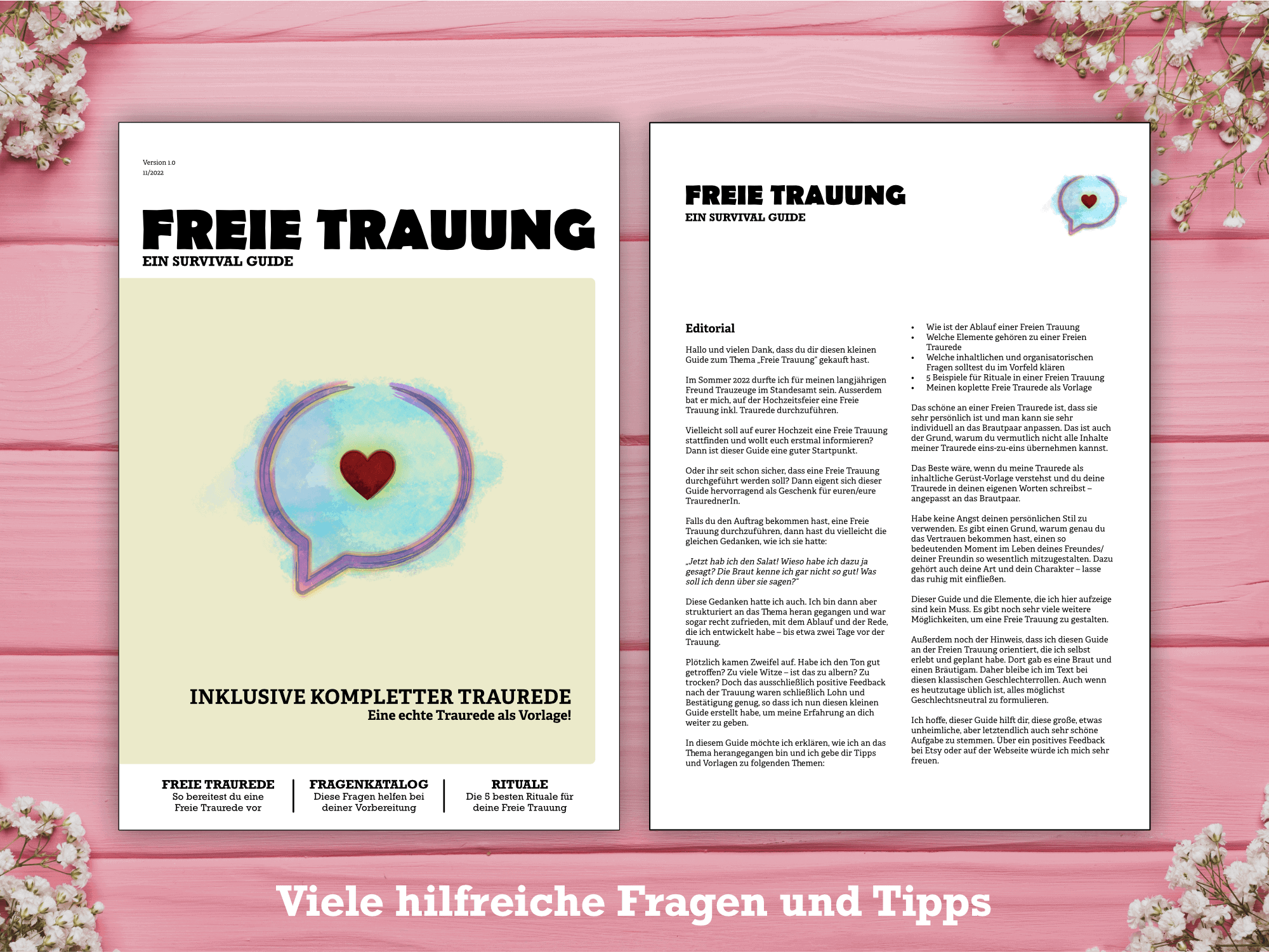 Traurede Freie Trauung PDF: Textbeispiele, Muster & Ideen